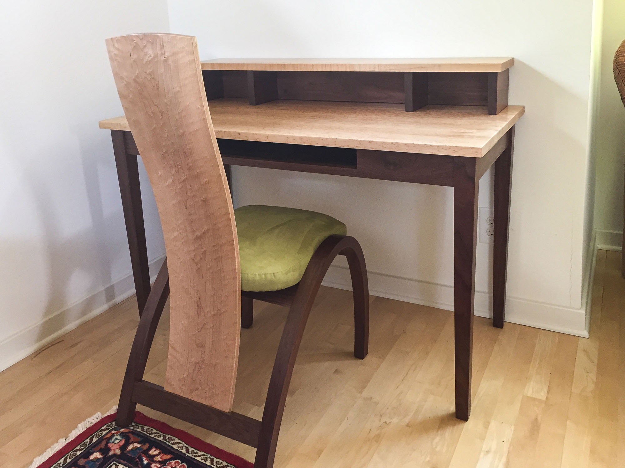 Custom Desk and Bentwood Chair